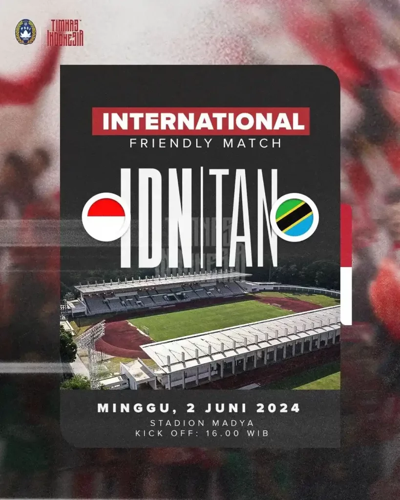 Friendly Match dengan Tanzania di Awal Juni Sebelum Pertandingan Indonesia vs Irak QWC